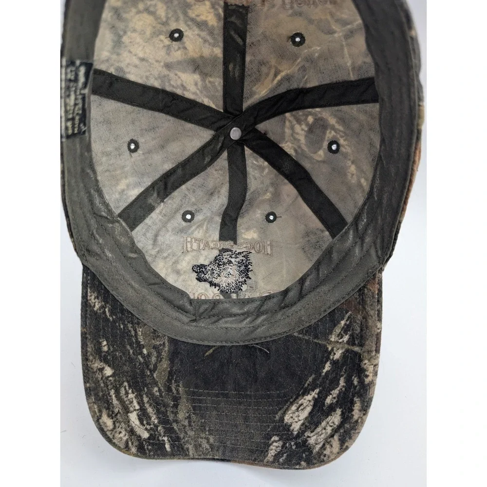 Hogs Breath Saloon Key West Camo Baseball Cap Hat Adjustable Hook and Loop Camo